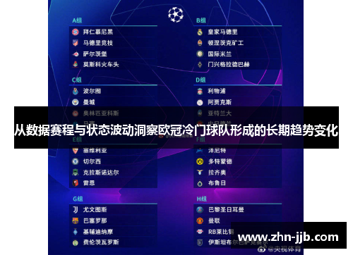 从数据赛程与状态波动洞察欧冠冷门球队形成的长期趋势变化 从数据赛程与状态波动洞察欧冠冷门球队形成的长期趋势变化